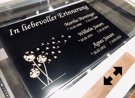 Schilder Gravur Bonn Lasergravur Böhm